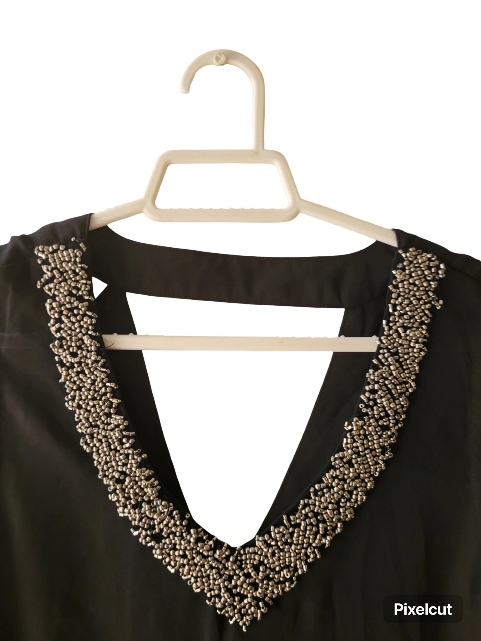 Black blouse with rhinestones – photo 2